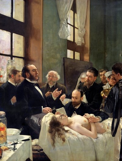 Before the Operation, or Doctor Pean Teaching at Saint-Louis Hospital, 1887 by Henri Gervex